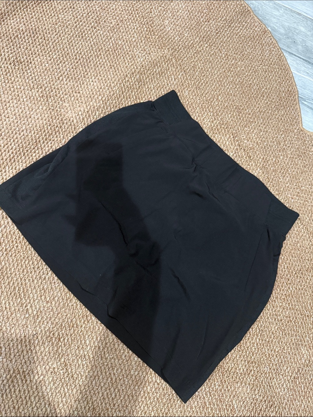 RBX Black Active Skort with Wide Stretch Waistband
